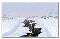 Partially Snow Covered