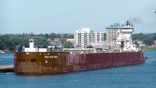 A Cargo ship in Great Lake